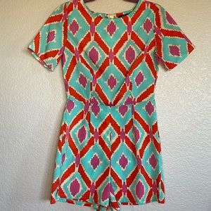 Elegant Multi-color Romper